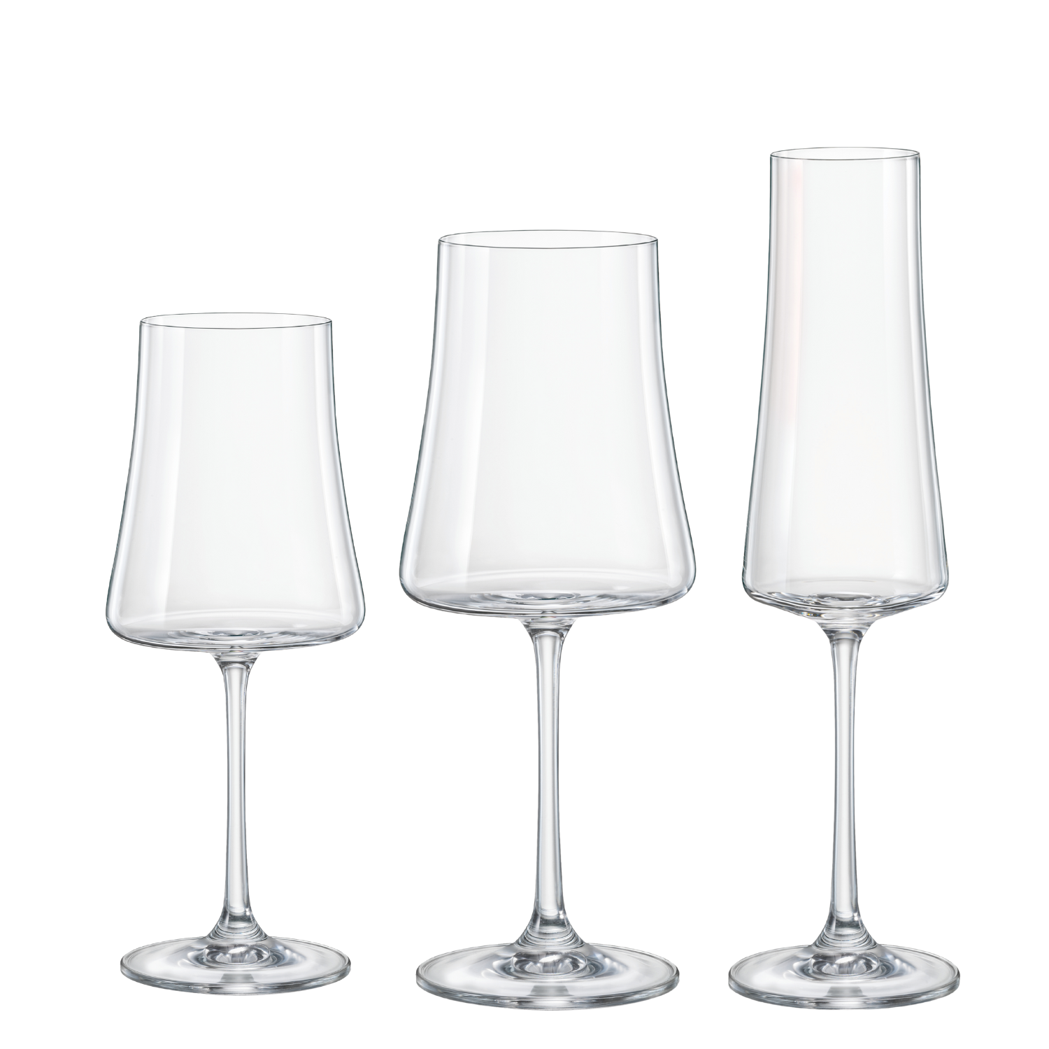 JUEGO DE COPAS TRENTO BOHEMIA, 4 PERSONAS, 12 PZ