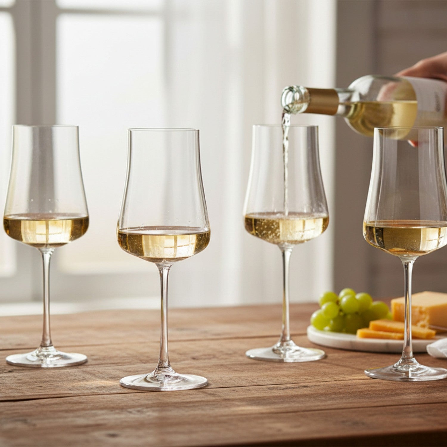 JUEGO DE COPAS TRENTO BOHEMIA, 4 PERSONAS, 12 PZ