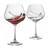 SET 2 COPAS VINO TURBULENCE BOHEMIA, 570 ml