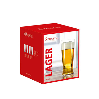 SET 4 COPAS CERVEZA LAGER SPIEGELAU, 560 ML