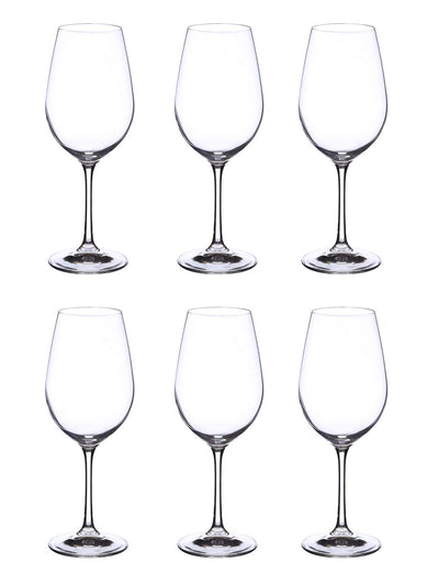 SET 6 COPAS AGUA VIOLA BOHEMIA, 450 ML