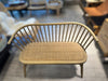 BANQUETA RATTAN Y MADERA CURVA, 78x40x95 CM