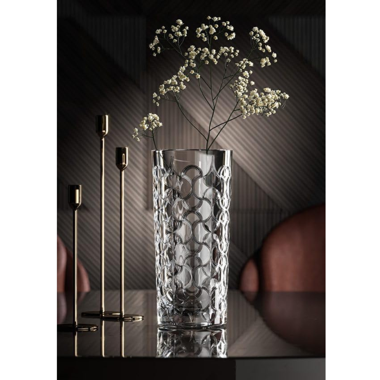 FLORERO ARABESQUE RCR, 28 CM