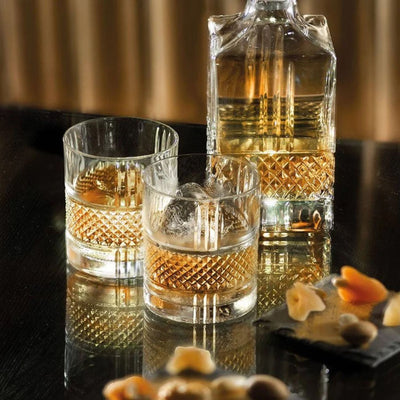 SET 6 VASOS BAJOS BRILLANTE RCR, 340 ML