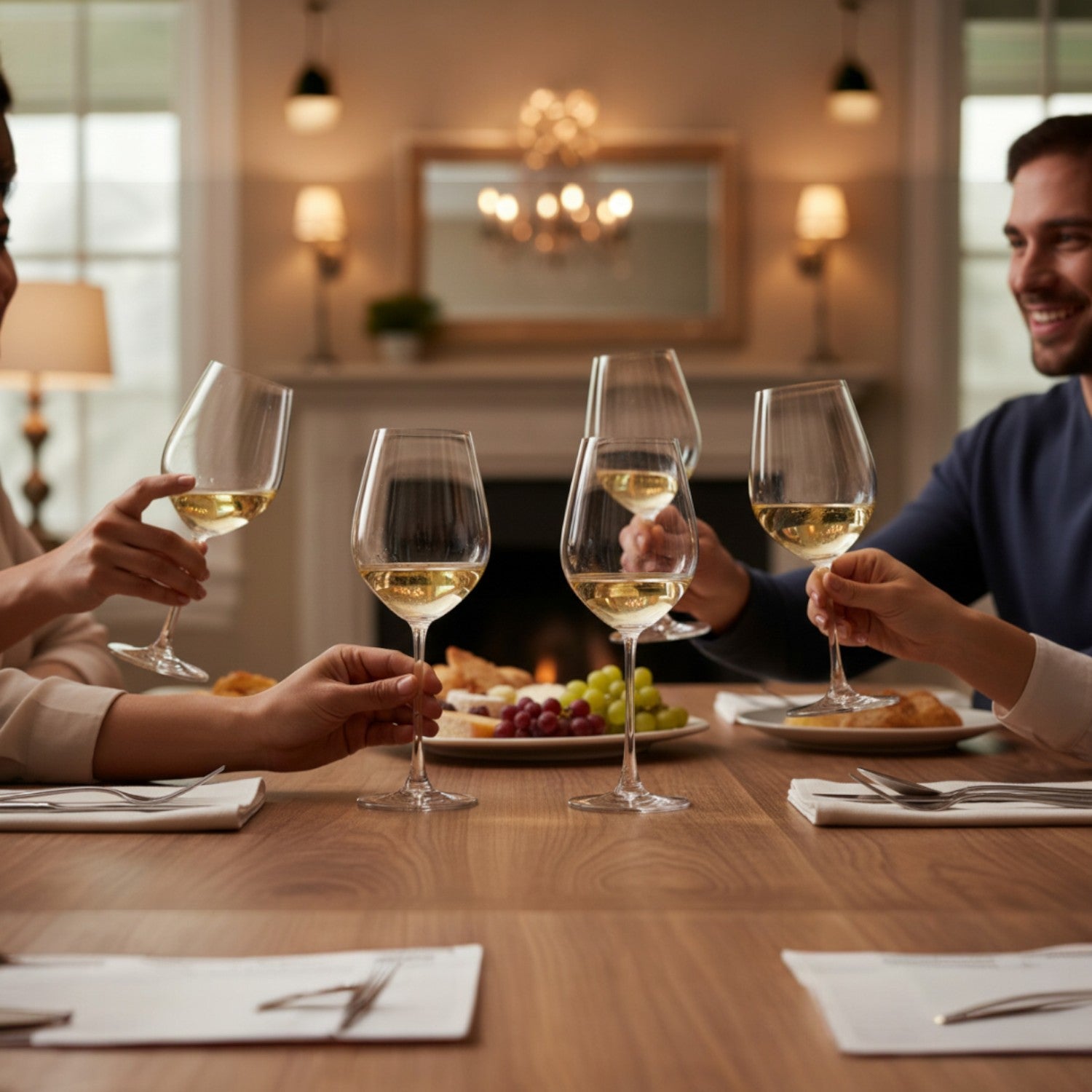 JUEGO DE COPAS COMO BOHEMIA, 8 PERSONAS, 24 PZ