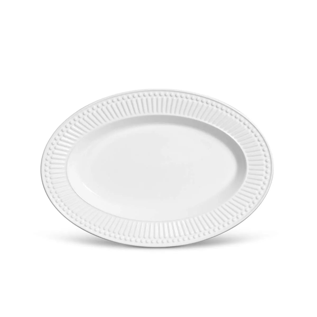 🇧🇷JUEGO DE VAJILLA GRES BLANCO ROMA PORTO BRASIL, 6 PERSONAS, 39 PZ