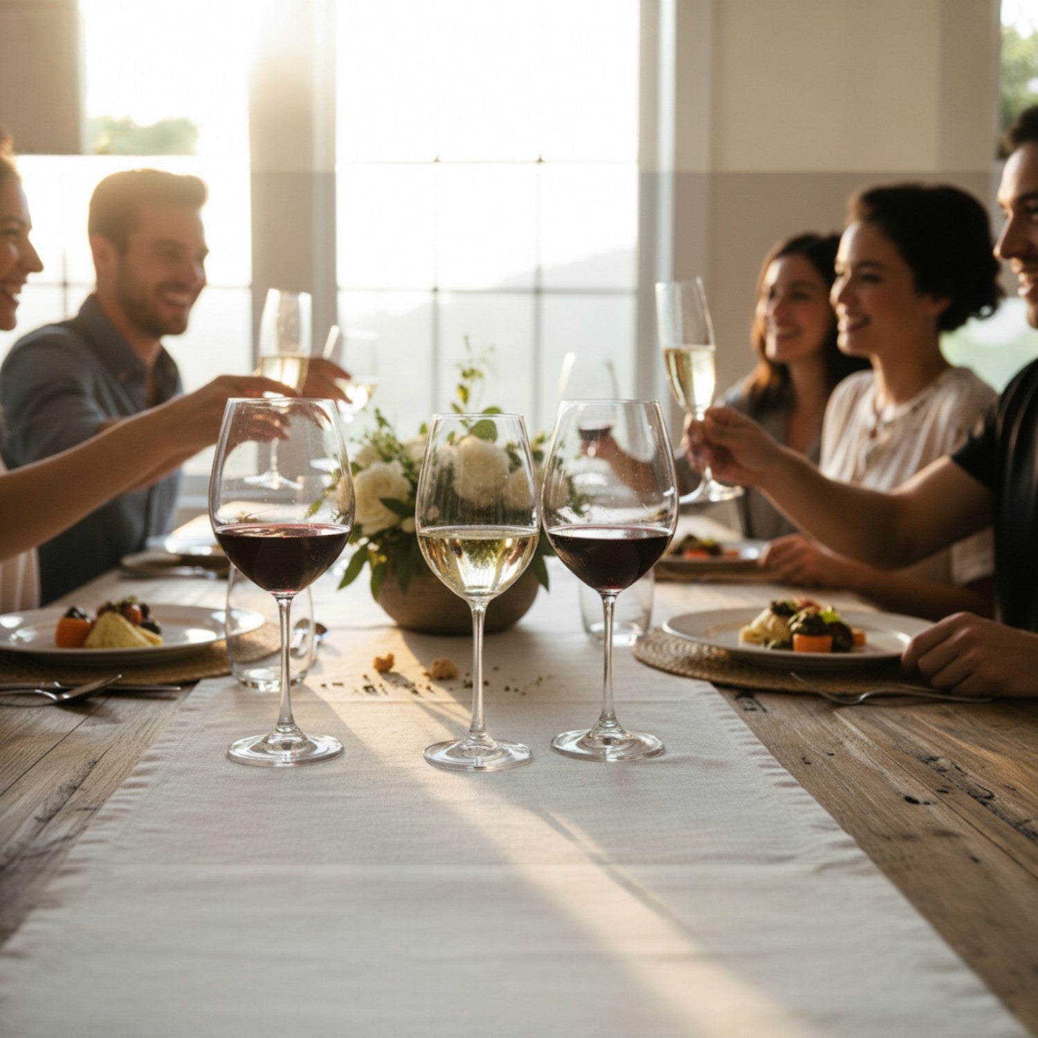 JUEGO DE COPAS COMO BOHEMIA, 12 PERSONAS, 36 PZ