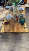 MESA COMEDOR MADERA NATIVA RECTANGULAR PATAS DE MADERA