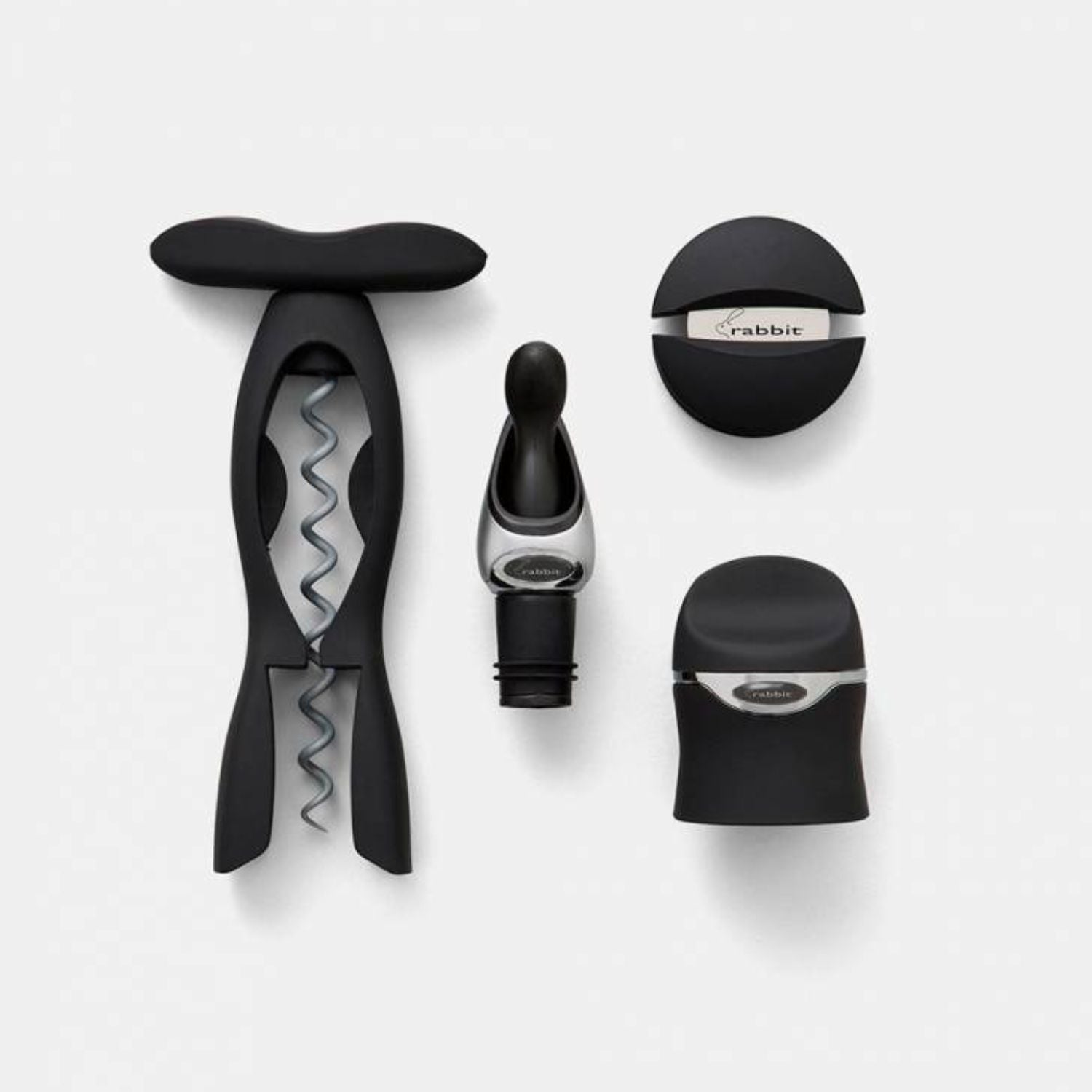 SET 4 ACCESORIOS VINO RABBIT