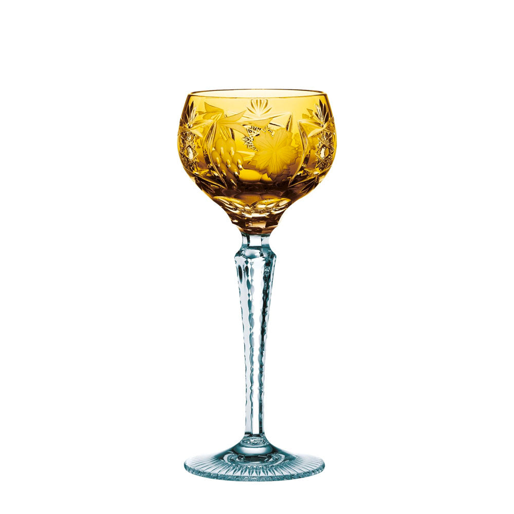 JUEGO 6 COPAS CRISTAL COLOR TALLADO TRAUBE NACHTMANN, 230 ml