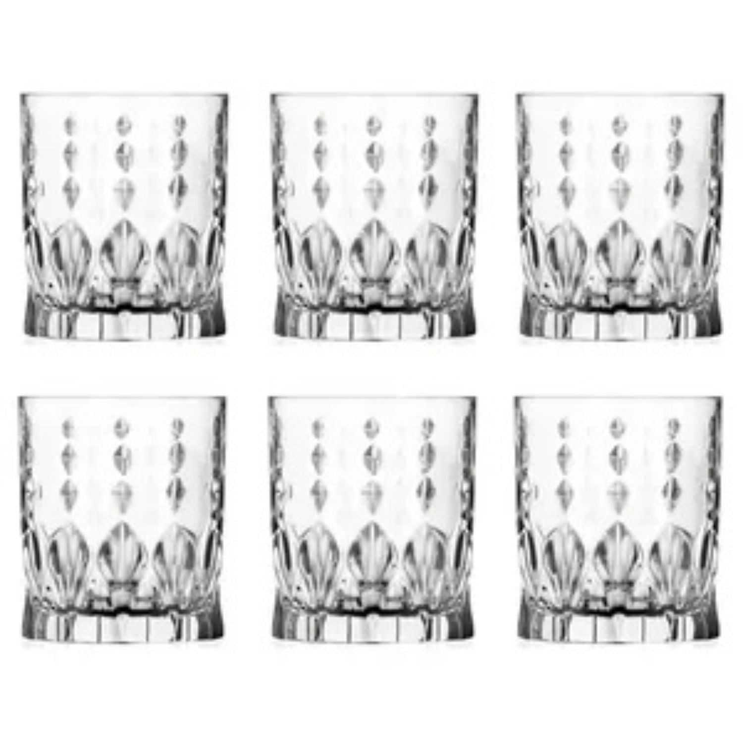 SET 6 VASOS BAJOS MARILYN RCR, 340 ml