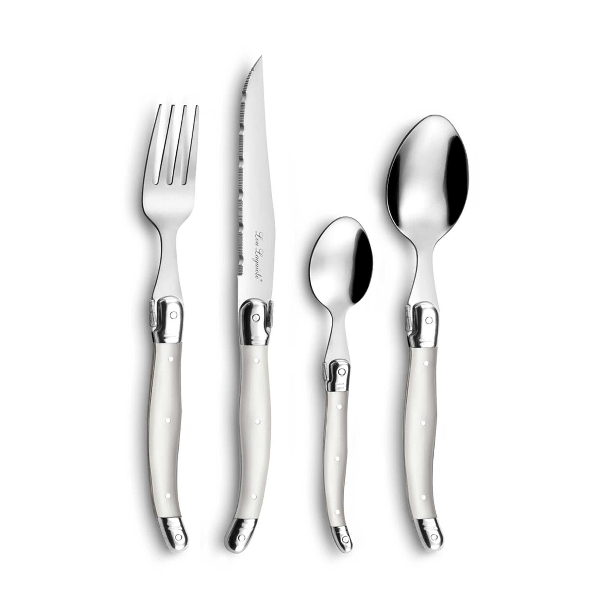 SET CUCHILLERIA PERLA LOU LAGUIOLE , 6 PERSONAS, 24 PZ (4134536544290)