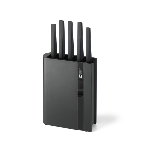 SET 5 CUCHILLLOS EDGE NEGRO EN LIBRO RICHARDSON SHEFFIELD, 6 PZ